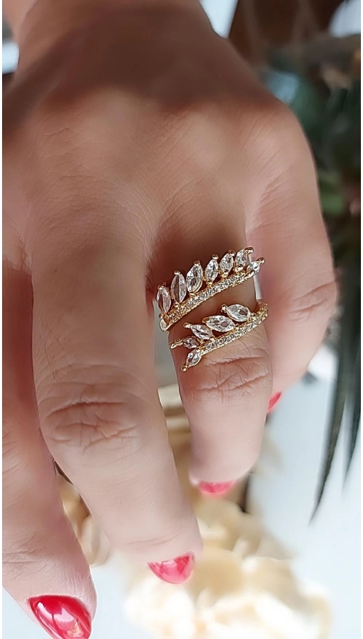 Taşlı Sarmal Yüzük