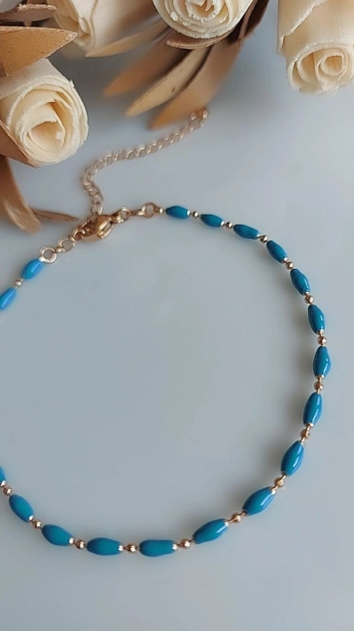 Mavi Boncuklu Halhal 2