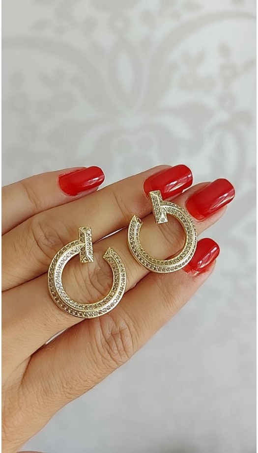 Bera Tiffany Hoops Gold