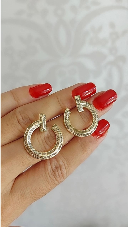 Bera Tiffany Hoops Gold