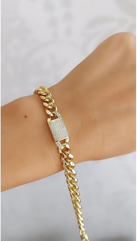 Hera Gold Taşlı Bileklik