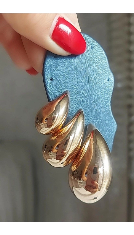 Hera Rachel Üç Boy Küpe