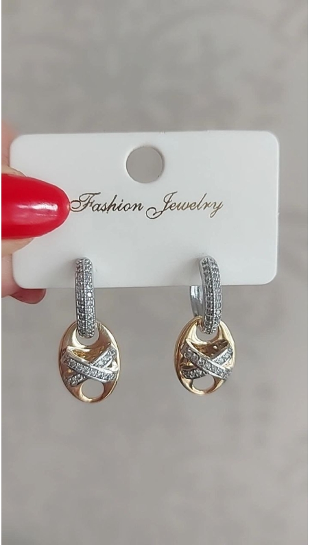 Silver-Gold Marka Küpe