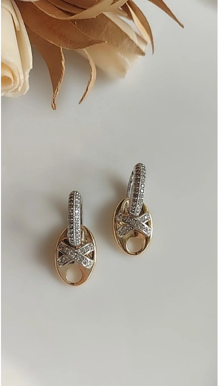 Silver-Gold Marka Küpe