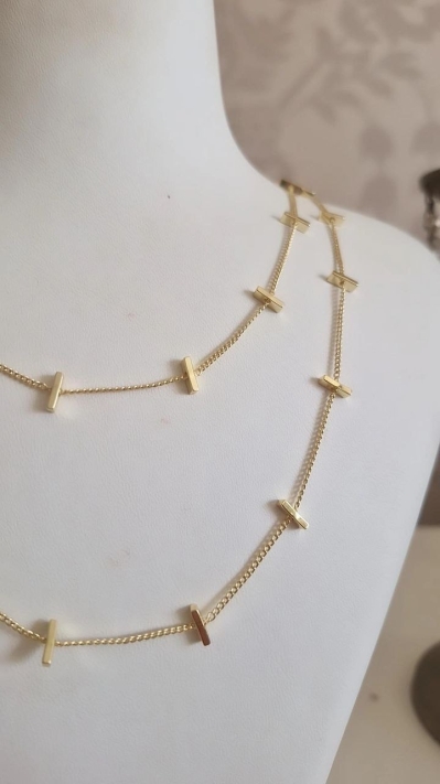 Yeni Model Çubuklu Uzun Zincir 2