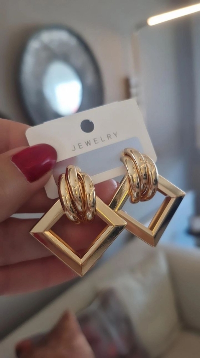 Gold Yeni Model Küpe 2