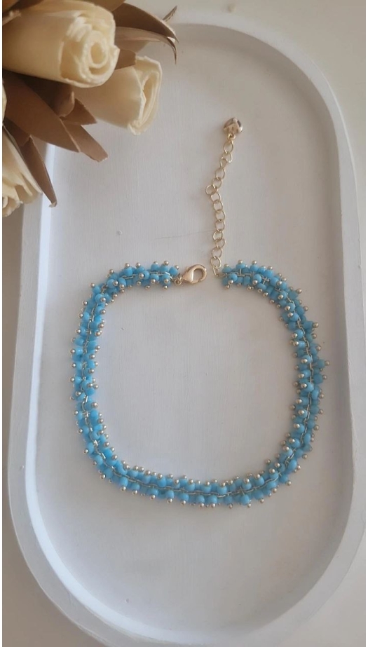 Turkuaz Boncuk Halhal