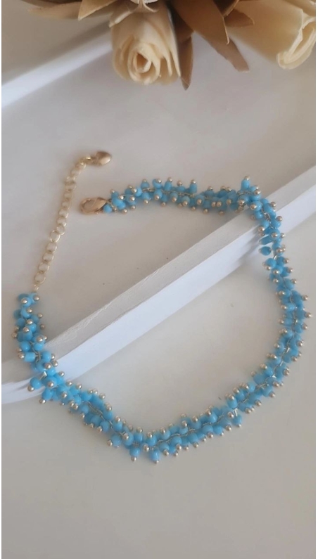 Turkuaz Boncuk Halhal