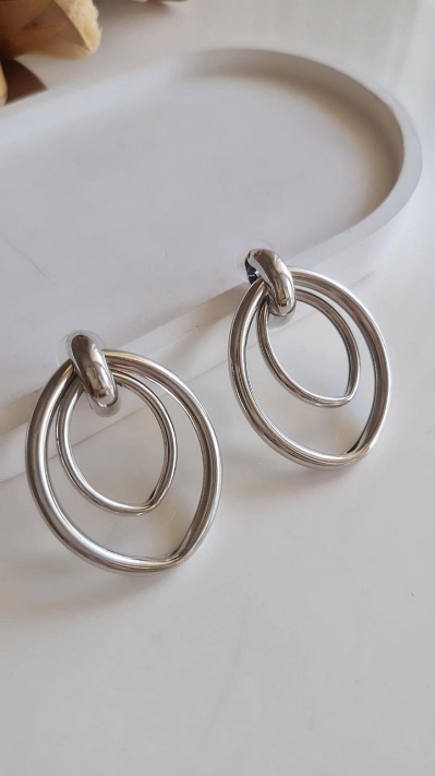 Vintage Silver Küpe 2