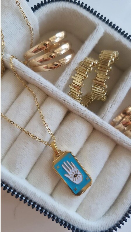 The Pentacles Tarot Kart Kolye