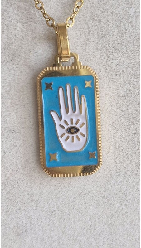 The Pentacles Tarot Kart Kolye