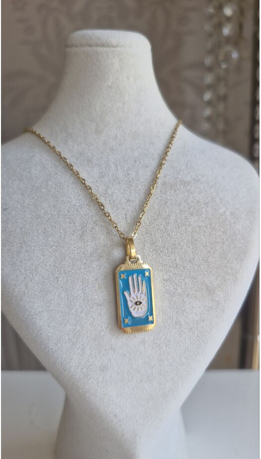 The Pentacles Tarot Kart Kolye