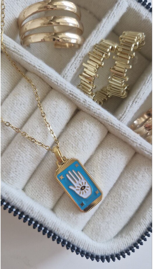 The Pentacles Tarot Kart Kolye