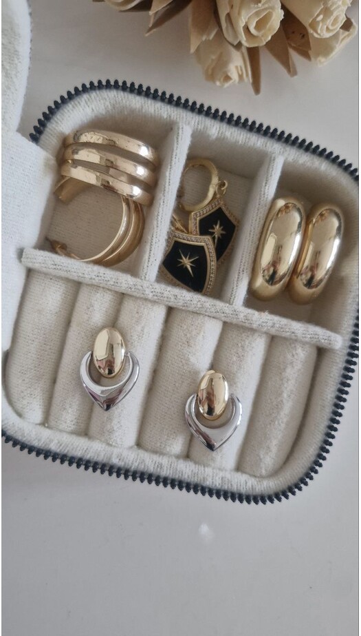 Alya Kalp Küpe Gold