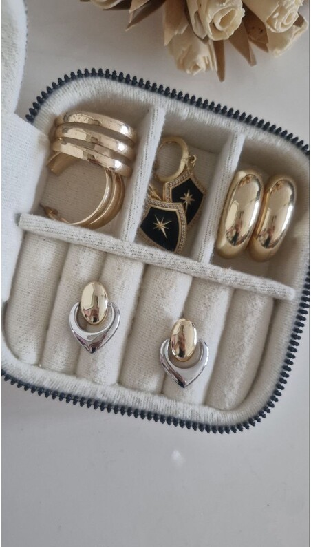 Alya Kalp Küpe Gold