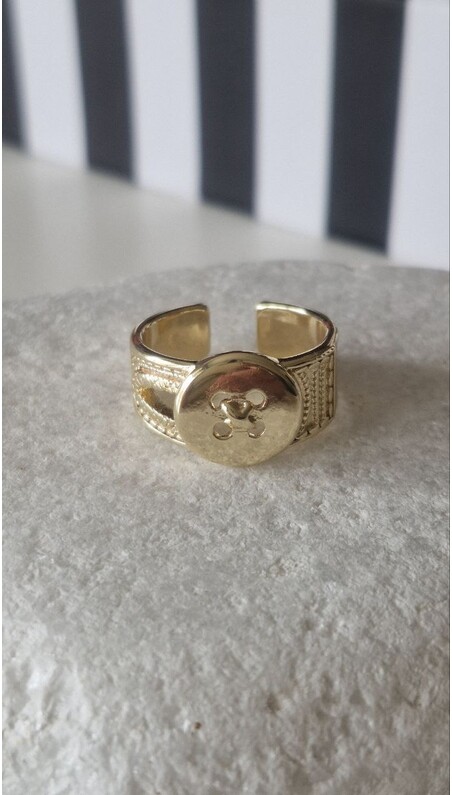 Gold Plak Yüzük
