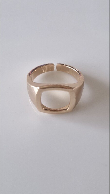 Minimal Kare Yüzük