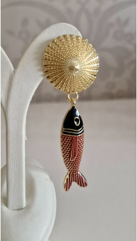 Pırıltı Balığı Küpe