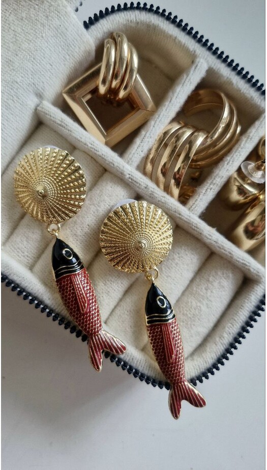 Pırıltı Balığı Küpe