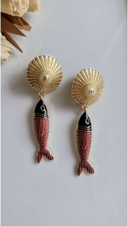 Pırıltı Balığı Küpe