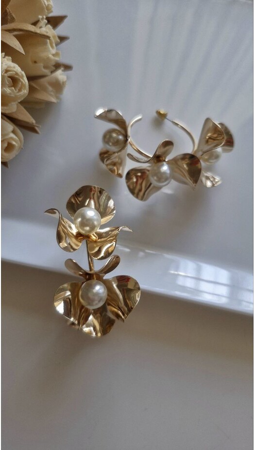 Altın Rengi İnci Çiçek