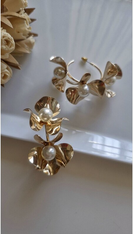 Altın Rengi İnci Çiçek