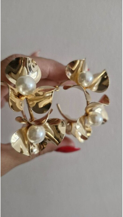 Altın Rengi İnci Çiçek