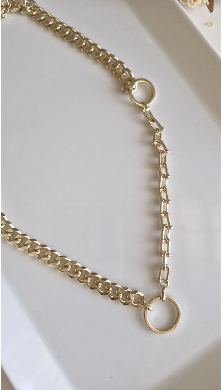 Kalın Zincir Kolye