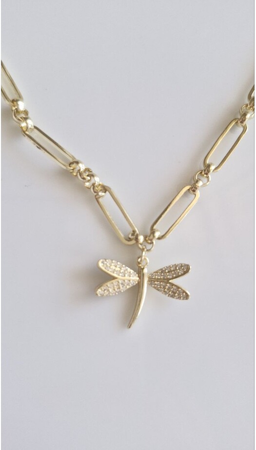 Şans Işıltısı Yusufçuk Kolye