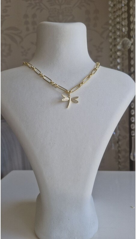 Şans Işıltısı Yusufçuk Kolye