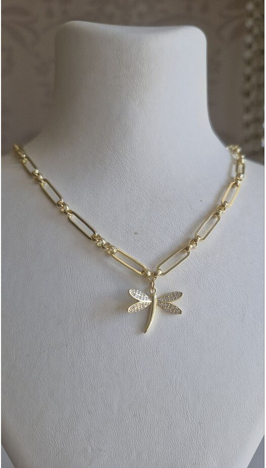 Şans Işıltısı Yusufçuk Kolye