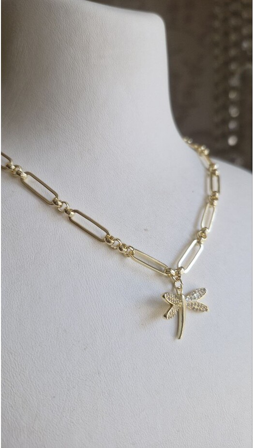 Şans Işıltısı Yusufçuk Kolye