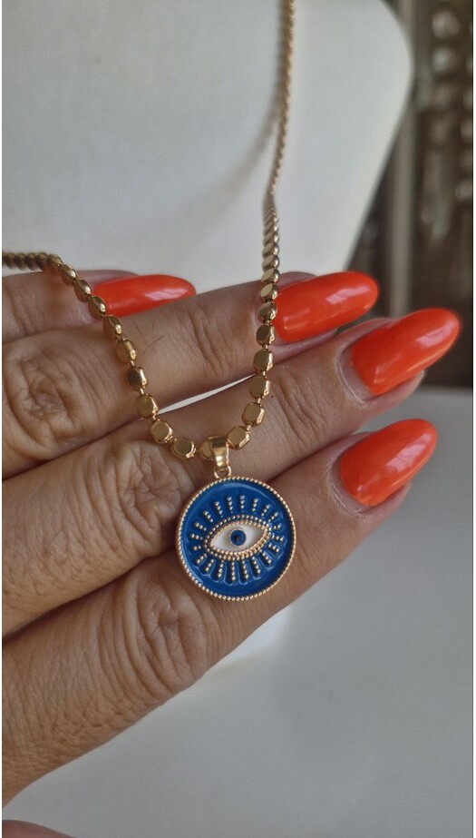 Rose Gold Göz Kolye