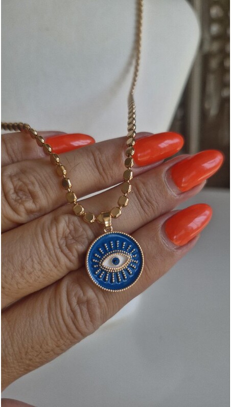 Rose Gold Göz Kolye