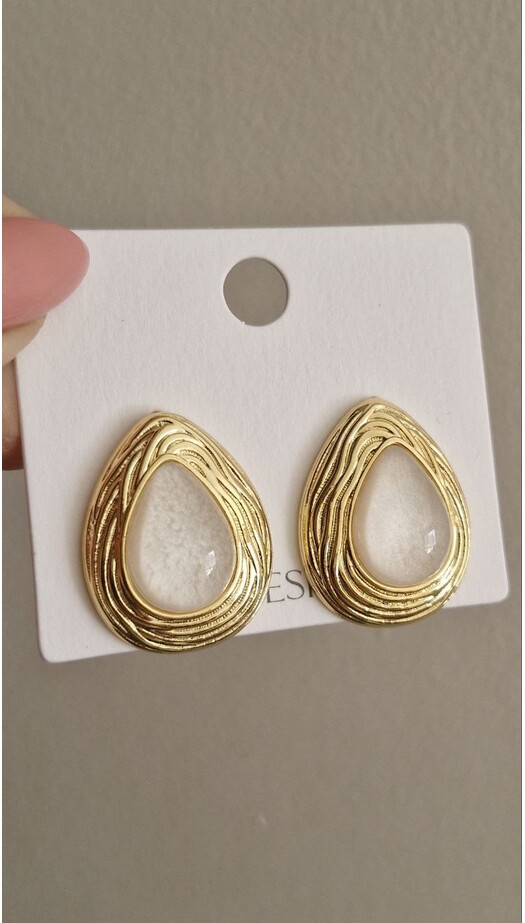 Sedefli Vintage Küpe